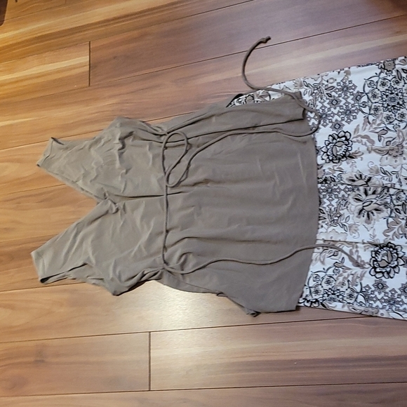 Nwt NINA LEONARD fashion v-neck jumpsuit - Picture 3 of 5